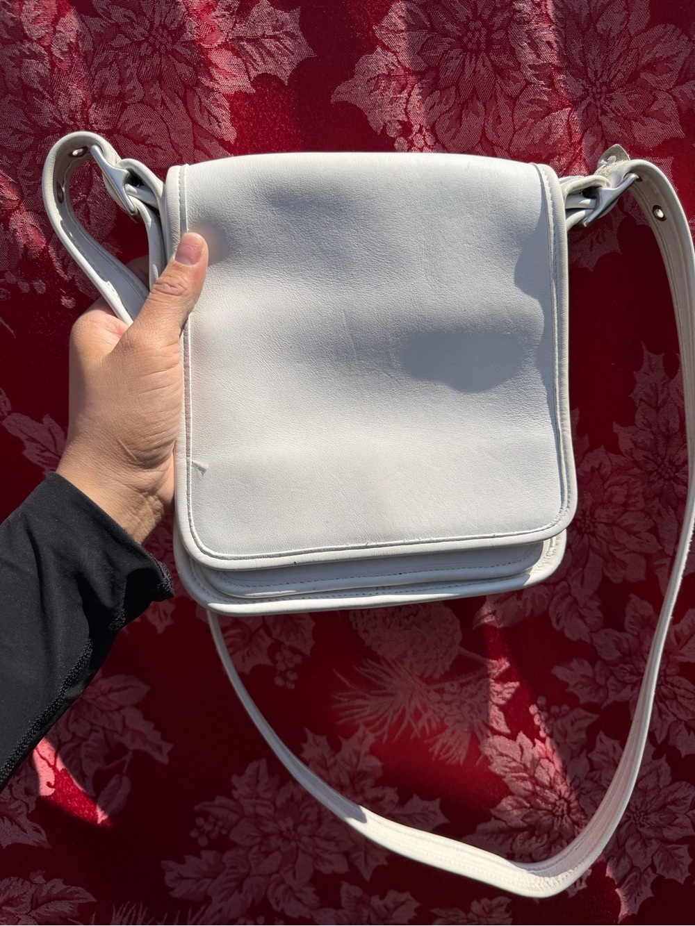 Coach vintage legacy white studio flap